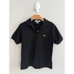 Masters Collection Women’s Classic Black‎ Cotton Golf Polo Size M